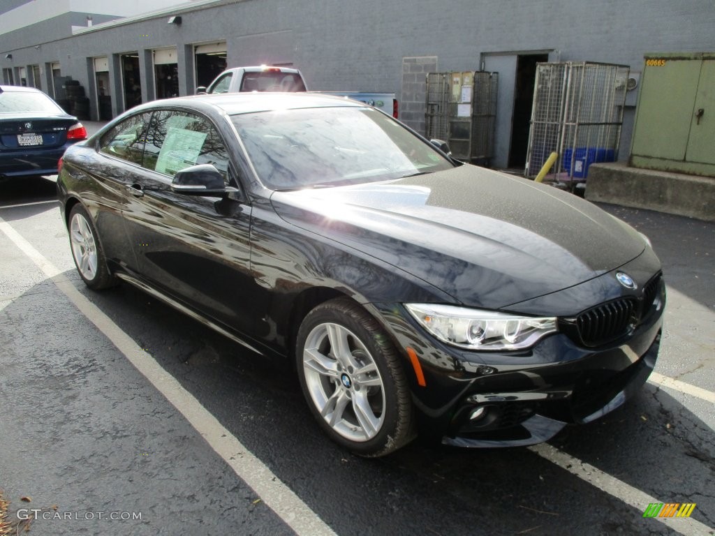 Jet Black 2016 BMW 4 Series 435i xDrive Coupe Exterior Photo #108476954