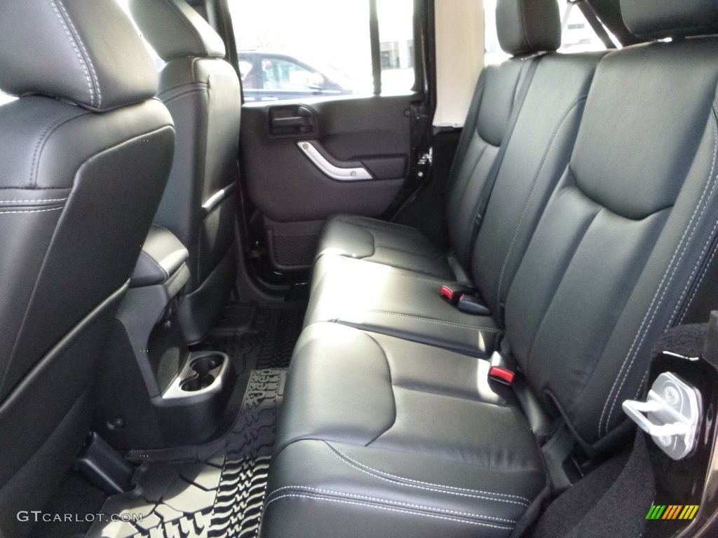 2016 Jeep Wrangler Unlimited Rubicon Hard Rock 4x4 Rear Seat Photo #108477070