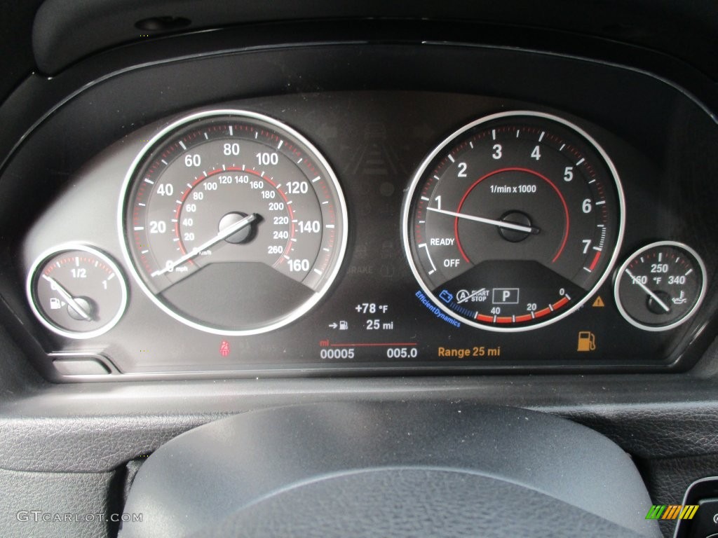 2016 BMW 3 Series 328i xDrive Sedan Gauges Photo #108477776
