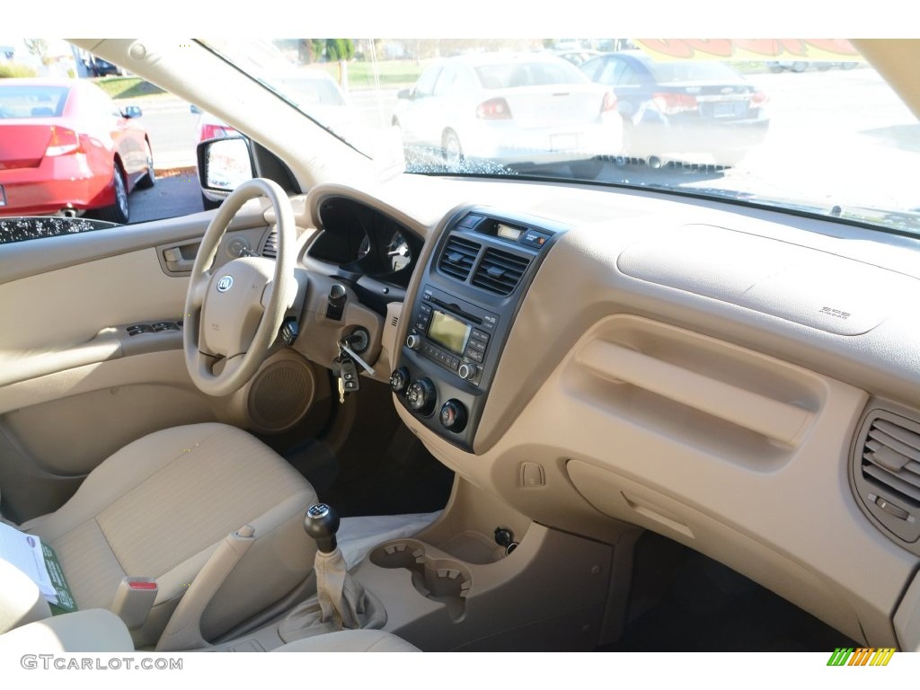 2009 Sportage LX - Smokey Brown / Beige photo #5