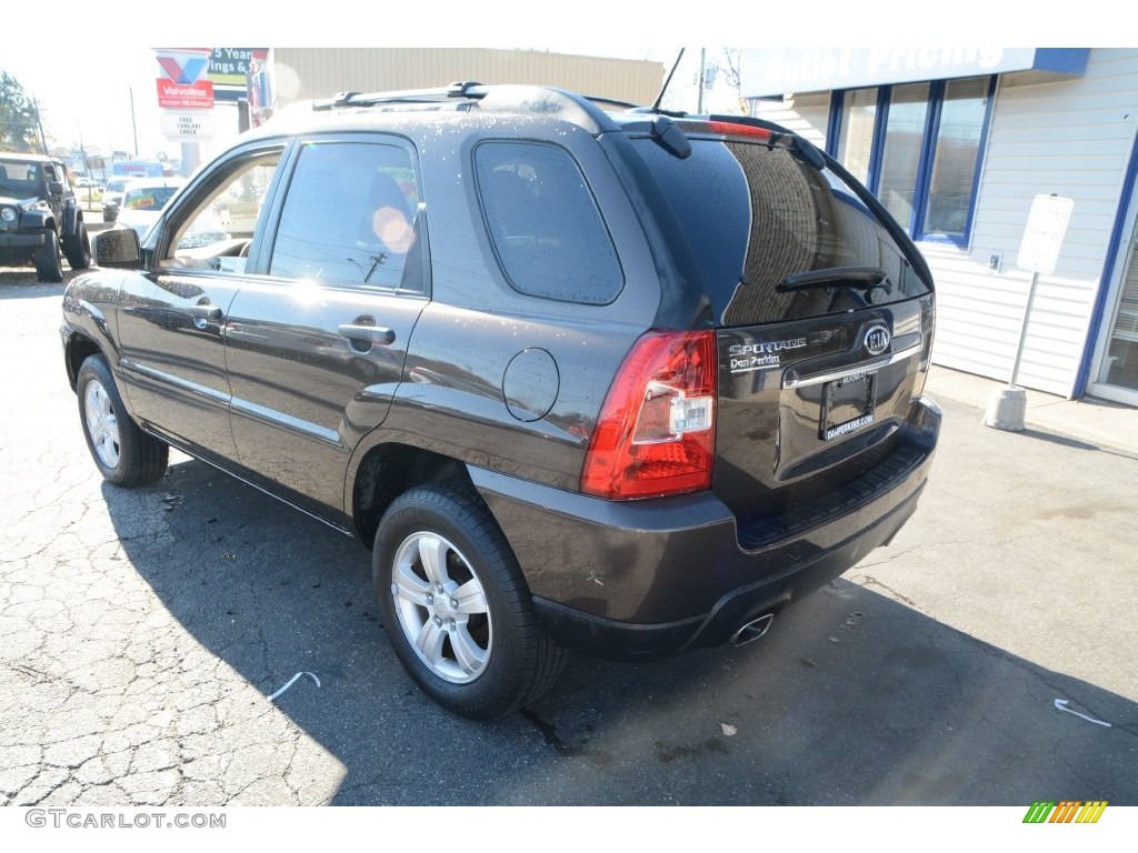 2009 Sportage LX - Smokey Brown / Beige photo #10
