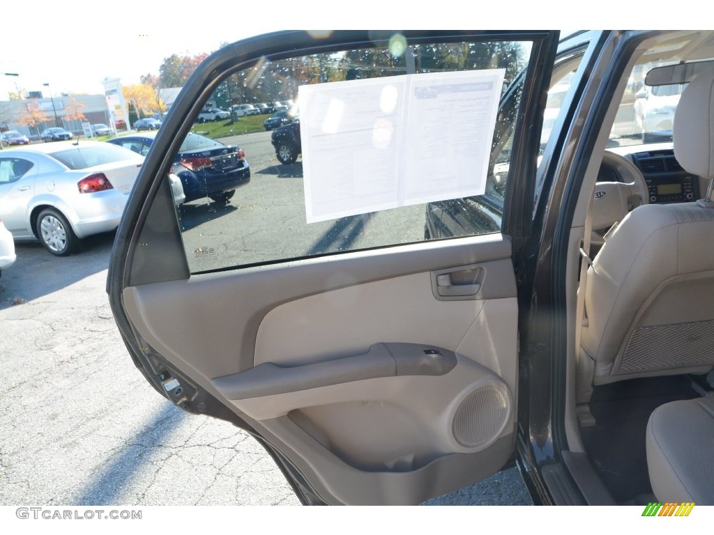 2009 Sportage LX - Smokey Brown / Beige photo #18