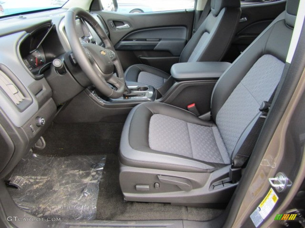 Jet Black Interior 2016 Chevrolet Colorado Z71 Crew Cab Photo #108478532