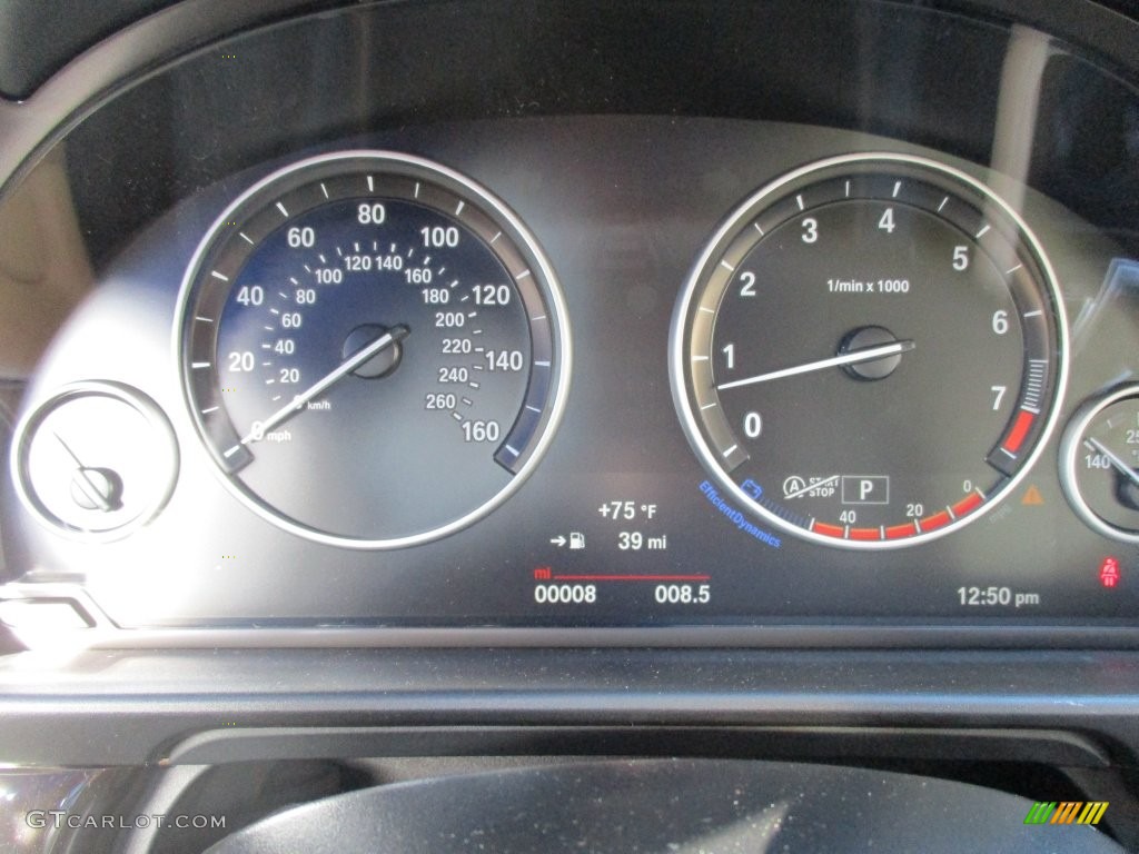 2016 BMW 5 Series 535i xDrive Sedan Gauges Photo #108478696
