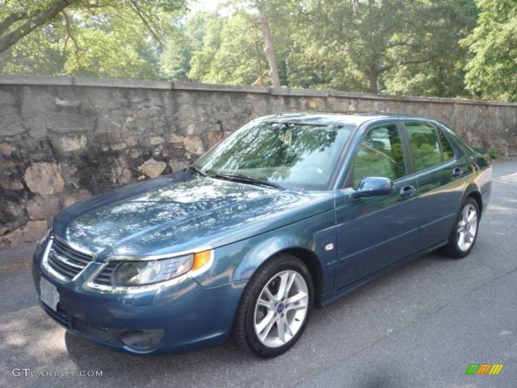 Fusion Blue Metallic 2006 Saab 9-5 2.3T Sedan Exterior Photo #10848019