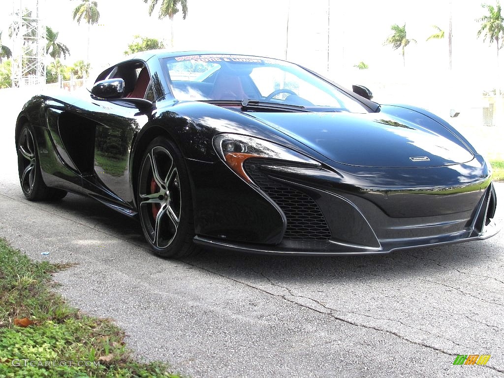 Carbon Black 2015 McLaren 650S Spyder Exterior Photo #108481397