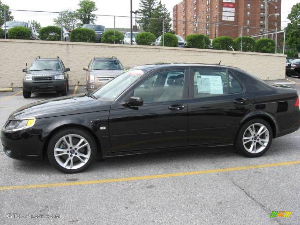 2007 9-5 2.3T Sedan - Black / Granite Gray photo #5