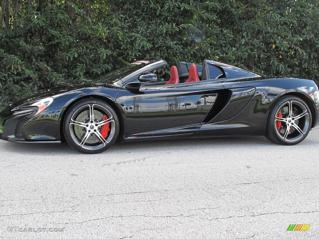 Carbon Black 2015 McLaren 650S Spyder Exterior Photo #108481844