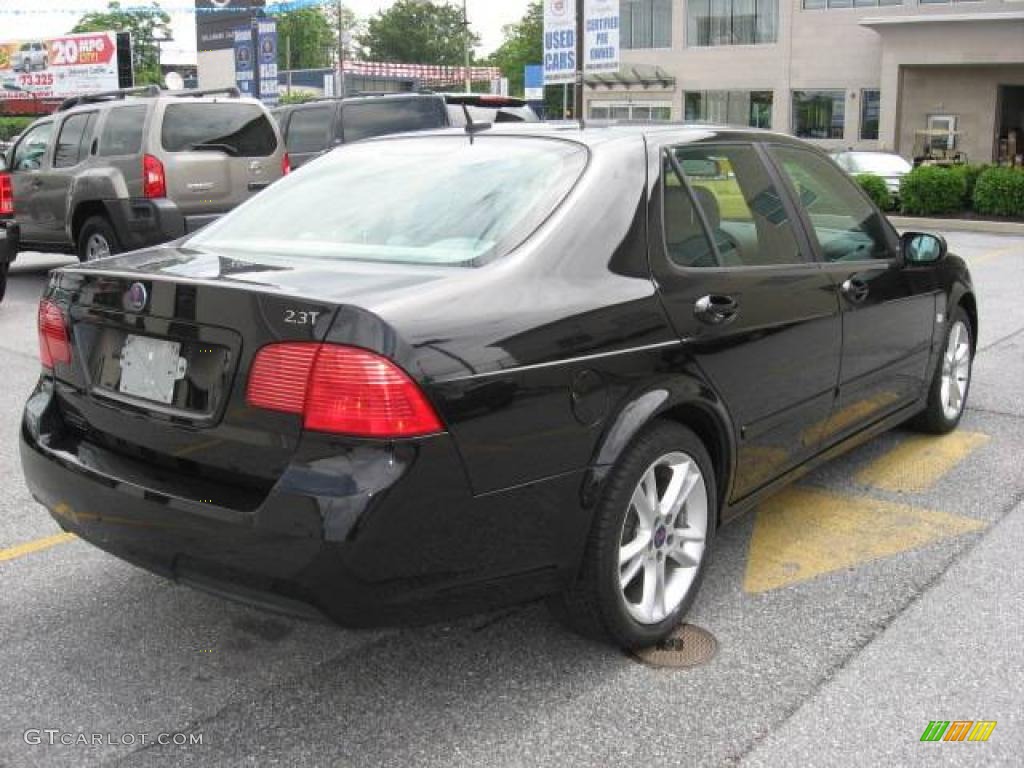 2007 9-5 2.3T Sedan - Black / Granite Gray photo #8