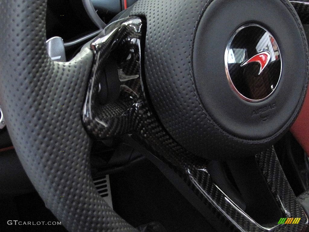 2015 McLaren 650S Spyder Red Steering Wheel Photo #108482087
