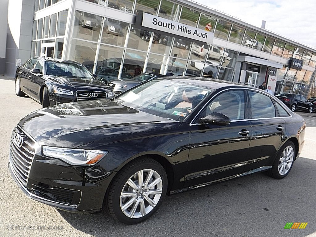 2016 A6 2.0 TFSI Premium Plus quattro - Havanna Black Metallic / Nougat Brown photo #1