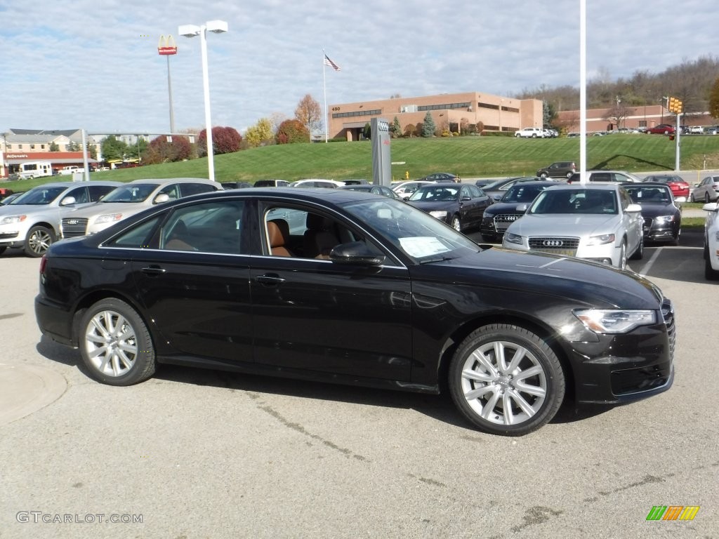 2016 A6 2.0 TFSI Premium Plus quattro - Havanna Black Metallic / Nougat Brown photo #9