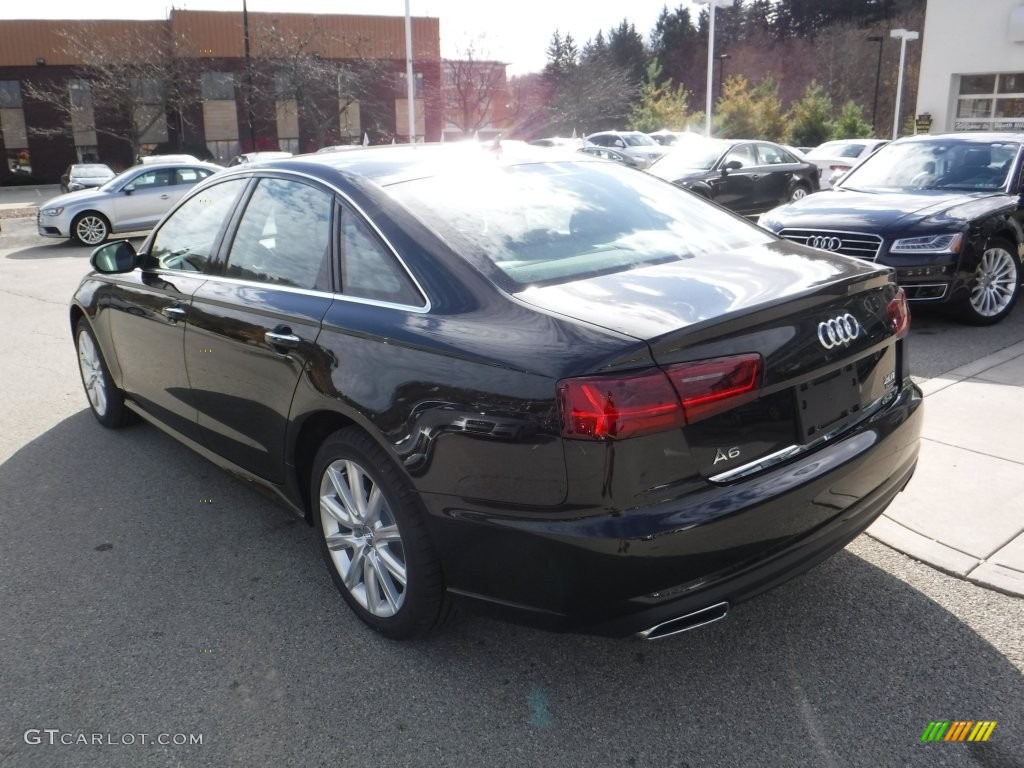 2016 A6 2.0 TFSI Premium Plus quattro - Havanna Black Metallic / Nougat Brown photo #14