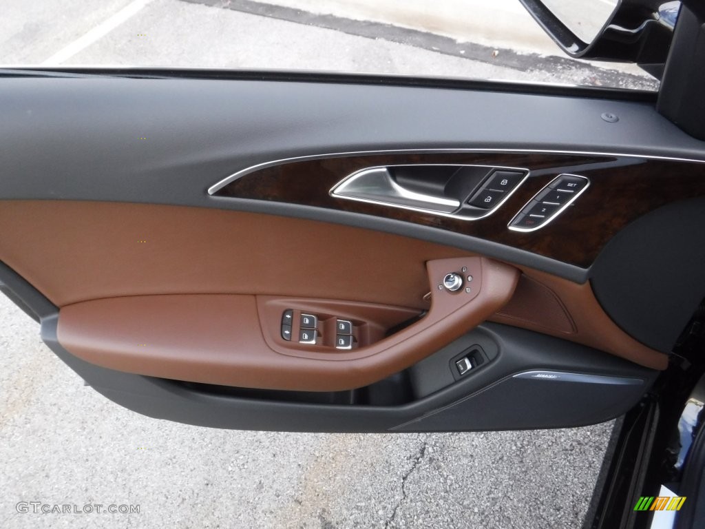2016 A6 2.0 TFSI Premium Plus quattro - Havanna Black Metallic / Nougat Brown photo #18