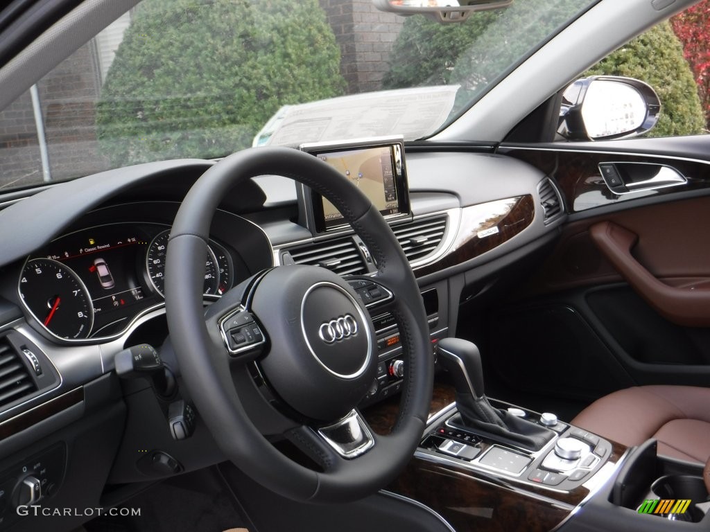 2016 A6 2.0 TFSI Premium Plus quattro - Havanna Black Metallic / Nougat Brown photo #20