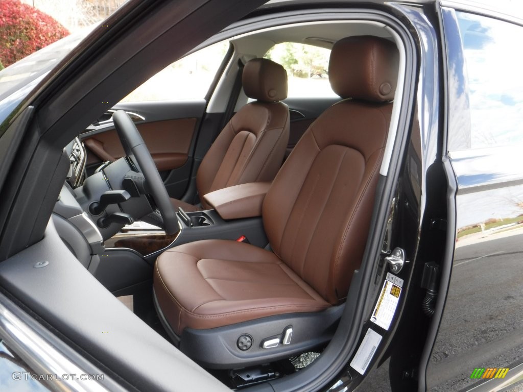 2016 A6 2.0 TFSI Premium Plus quattro - Havanna Black Metallic / Nougat Brown photo #22