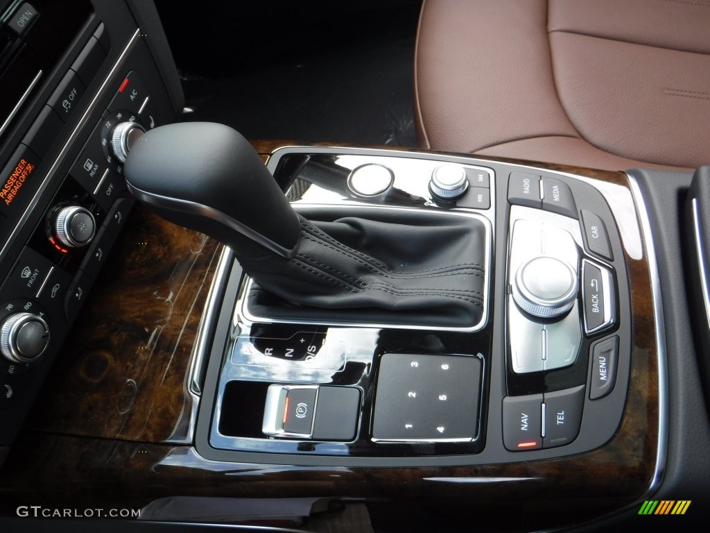 2016 A6 2.0 TFSI Premium Plus quattro - Havanna Black Metallic / Nougat Brown photo #27