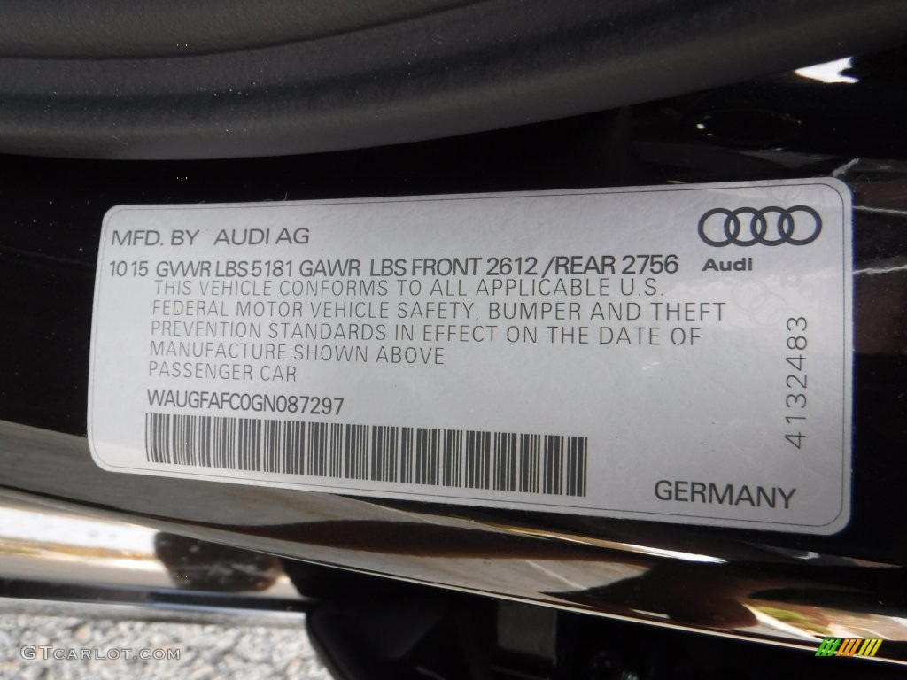 2016 A6 2.0 TFSI Premium Plus quattro - Havanna Black Metallic / Nougat Brown photo #40