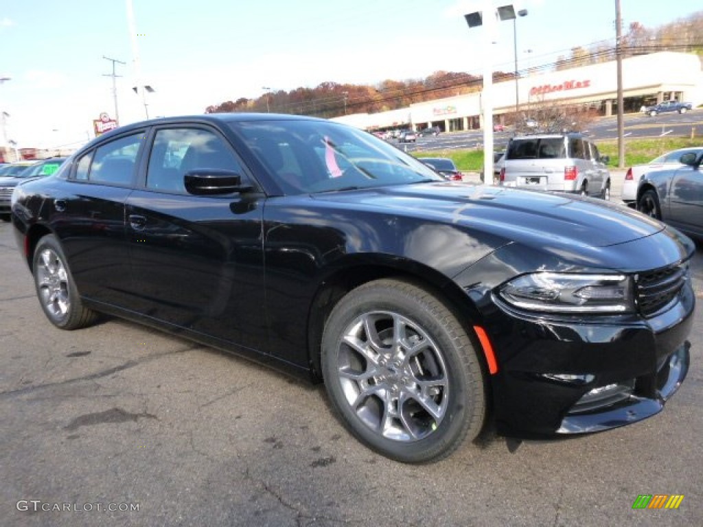 Pitch Black 2016 Dodge Charger SXT AWD Exterior Photo #108483551