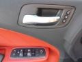 2016 Dodge Charger Black/Ruby Red Interior Controls Photo