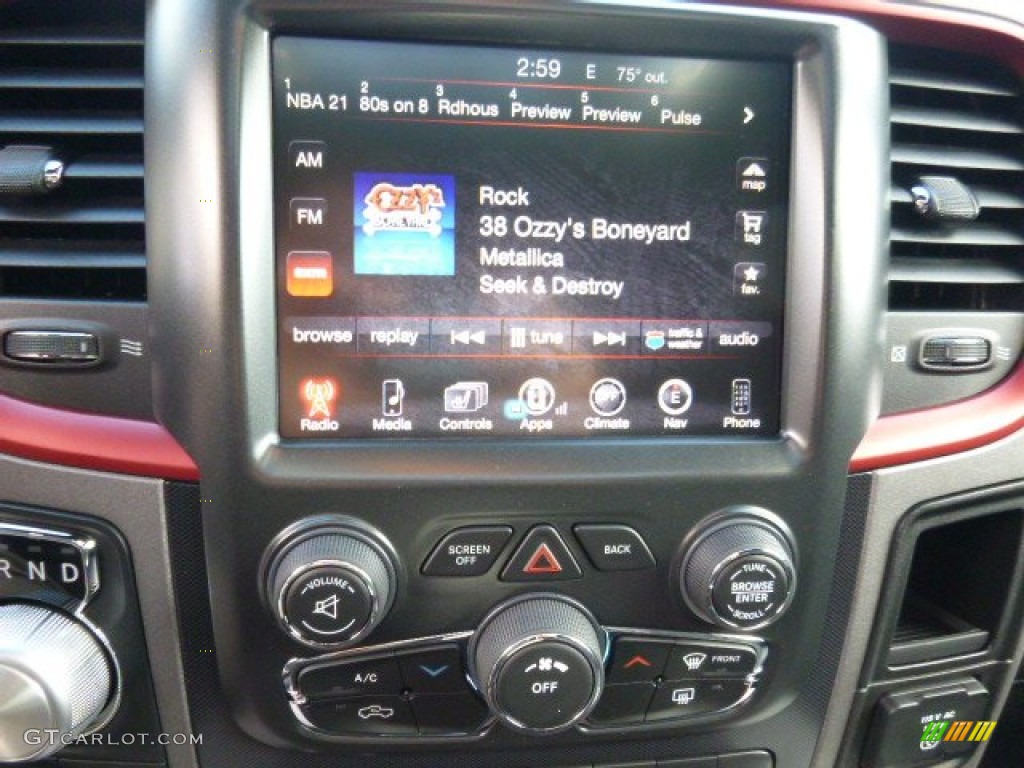 2016 Ram 1500 Rebel Crew Cab 4x4 Controls Photo #108484340