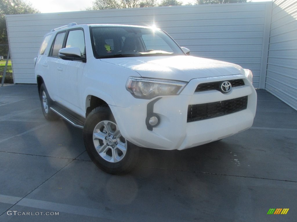 2016 4Runner SR5 Premium - Super White / Graphite photo #2