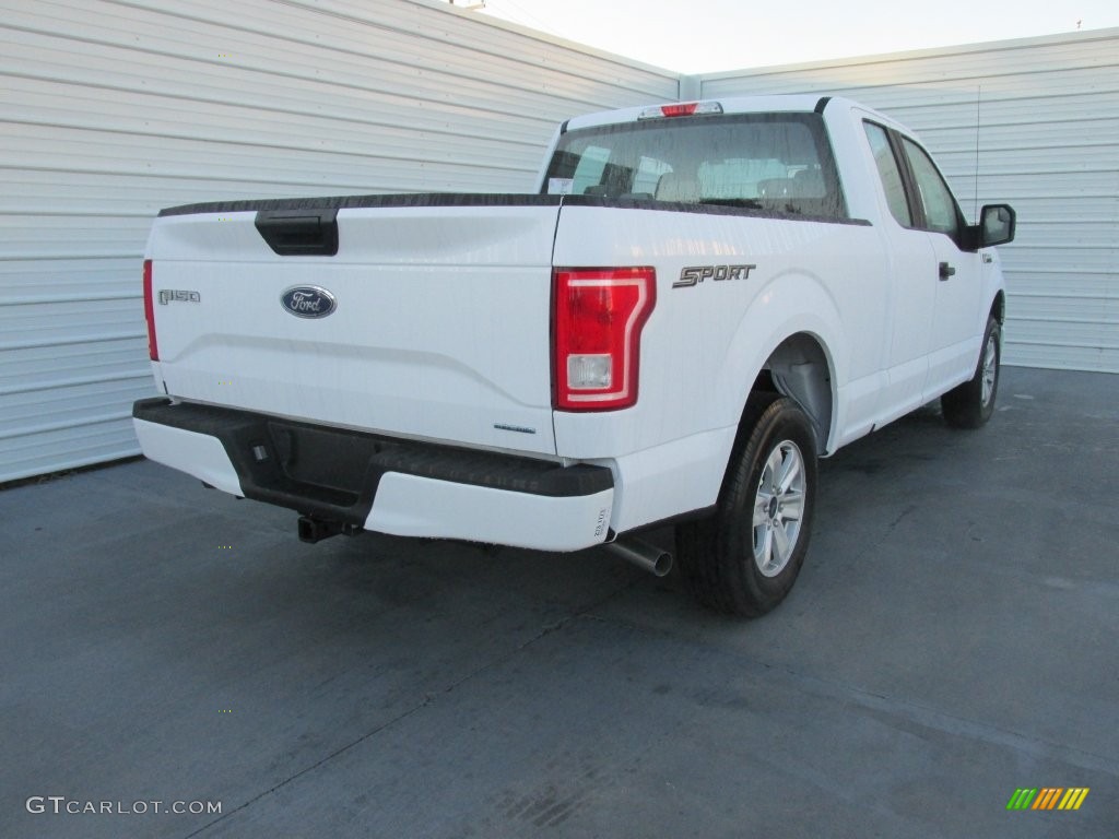 2015 F150 XL SuperCab - Oxford White / Medium Earth Gray photo #3