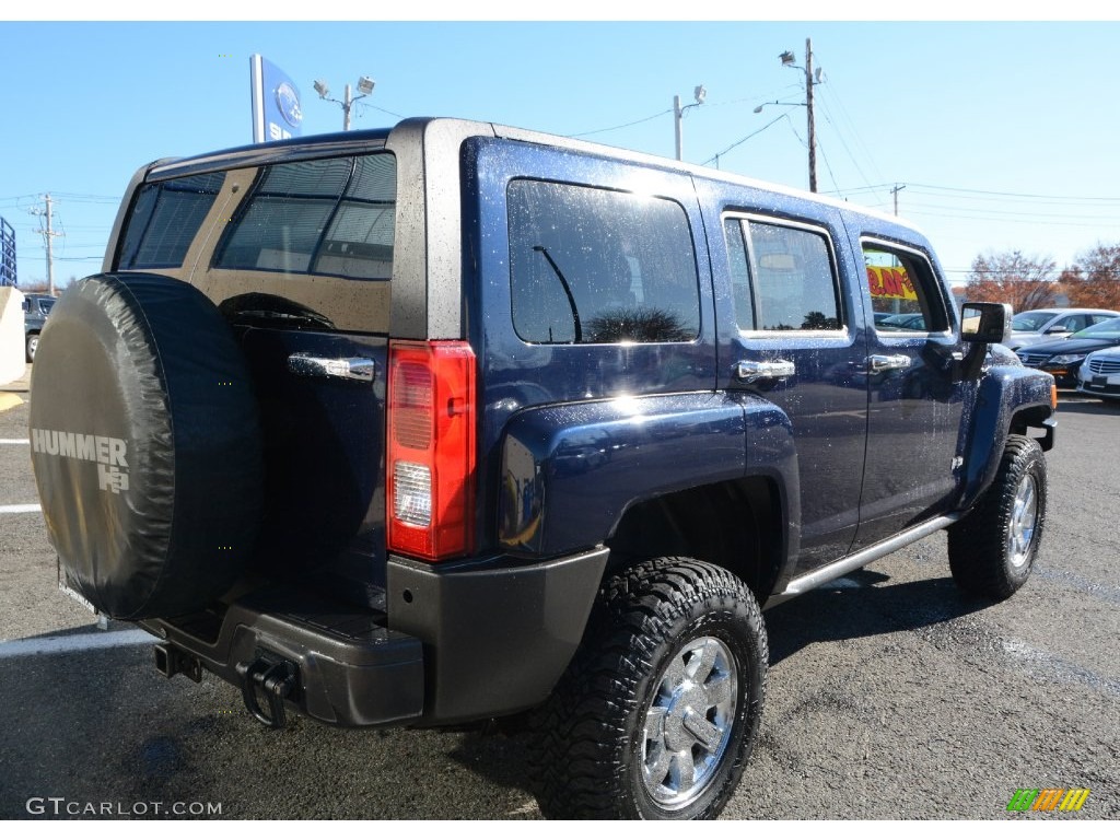 2007 H3  - Midnight Blue Metallic / Ebony Black photo #6
