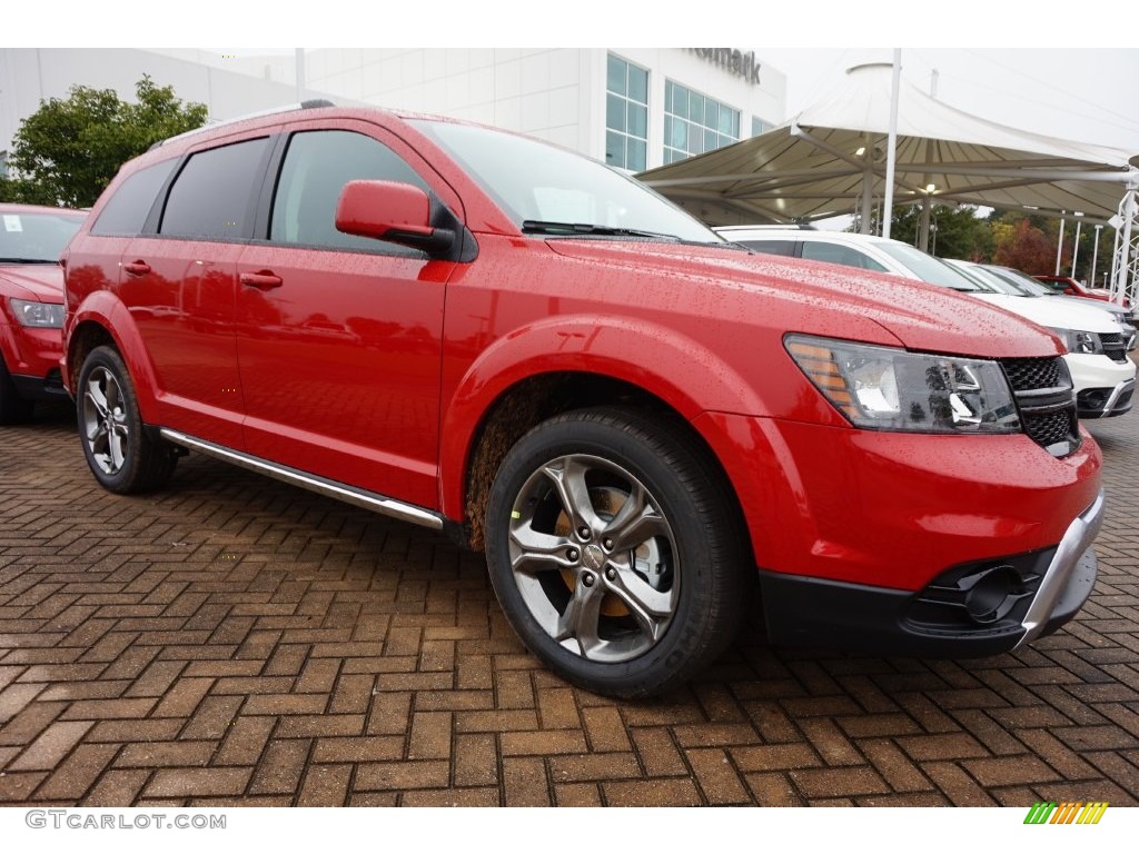 Redline 2 Coat Pearl 2016 Dodge Journey Crossroad Plus Exterior Photo #108486128
