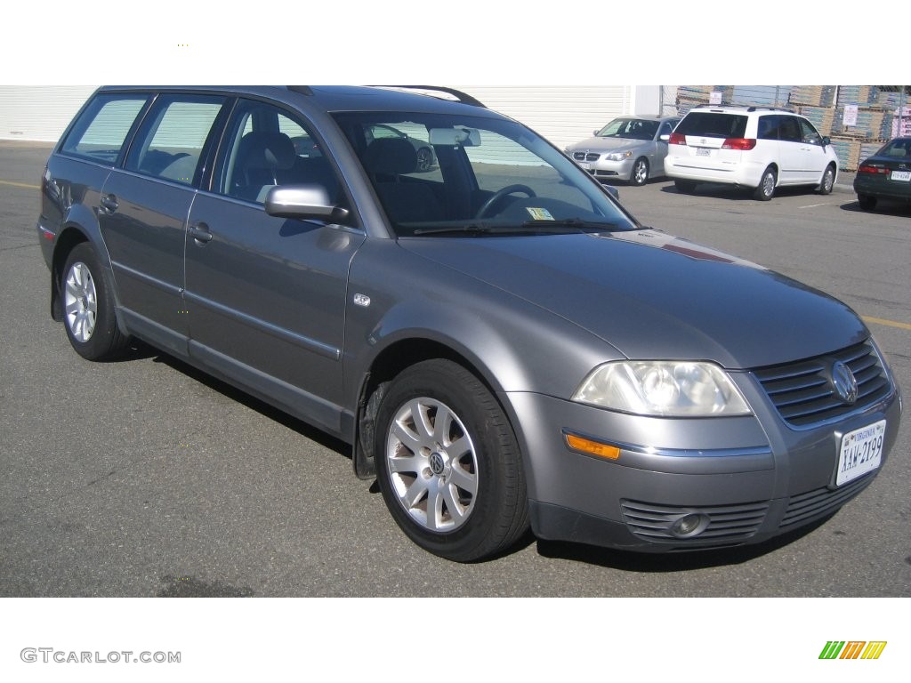 2003 Passat GLS Wagon - Silverstone Grey Metallic / Grey photo #1