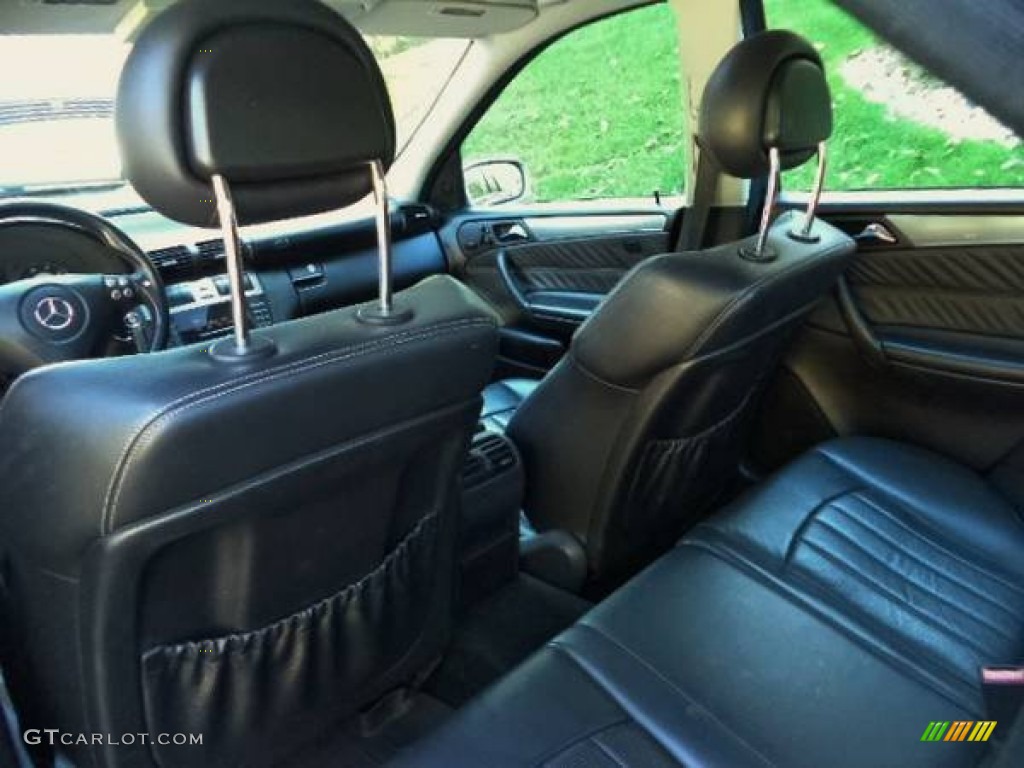 2005 C 55 AMG Sedan - Desert Silver Metallic / Black photo #10