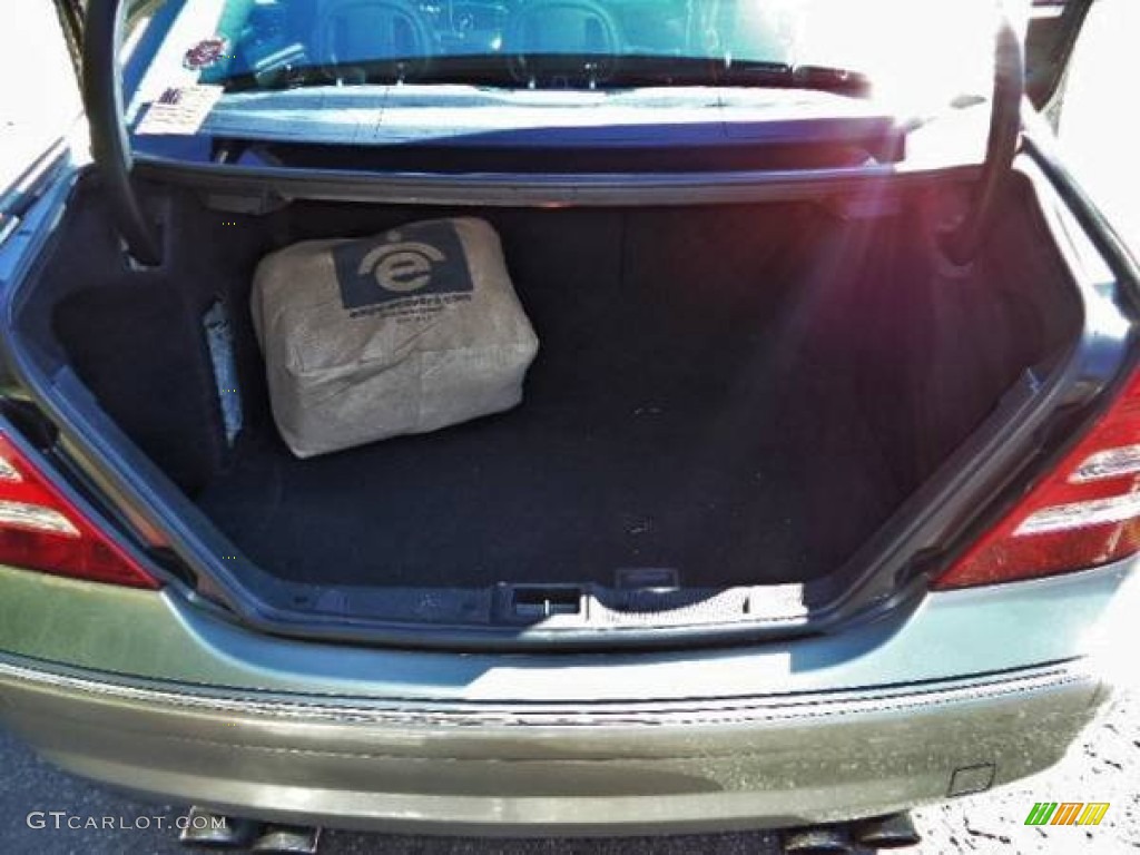 2005 C 55 AMG Sedan - Desert Silver Metallic / Black photo #13