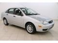 CD Silver Metallic 2007 Ford Focus ZX4 SE Sedan