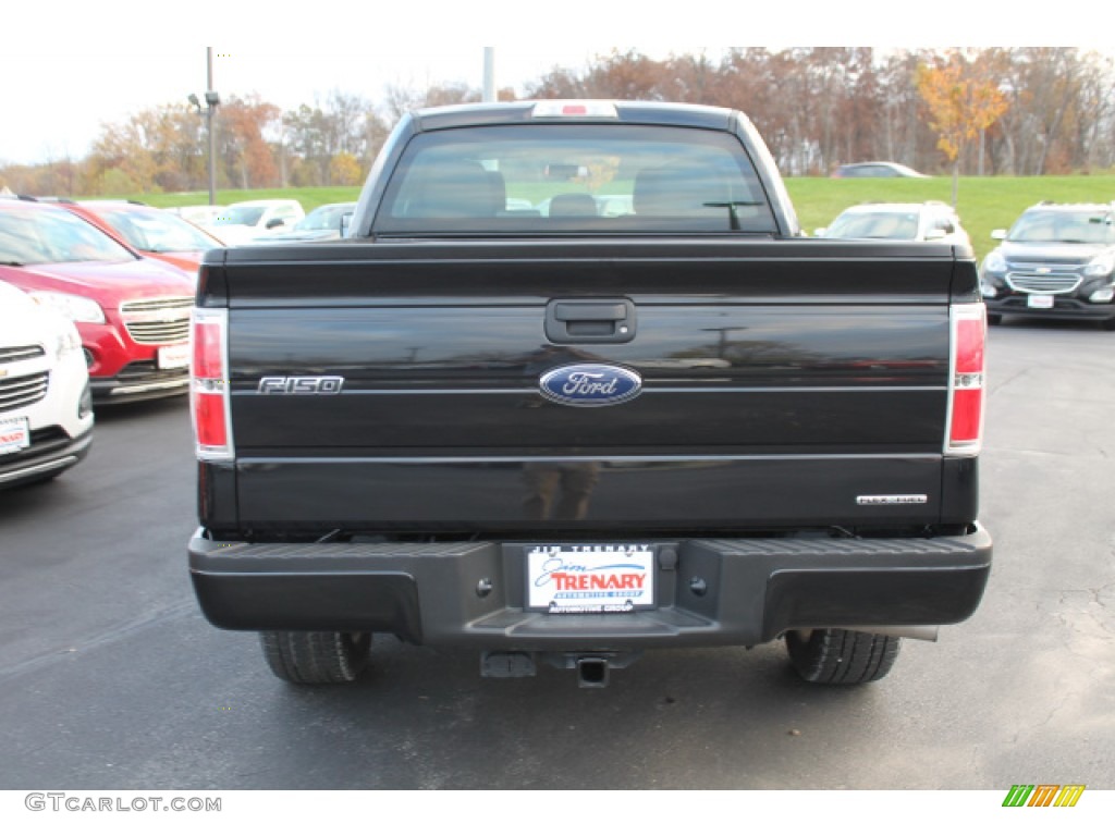 2014 F150 STX SuperCab 4x4 - Tuxedo Black / Black photo #6