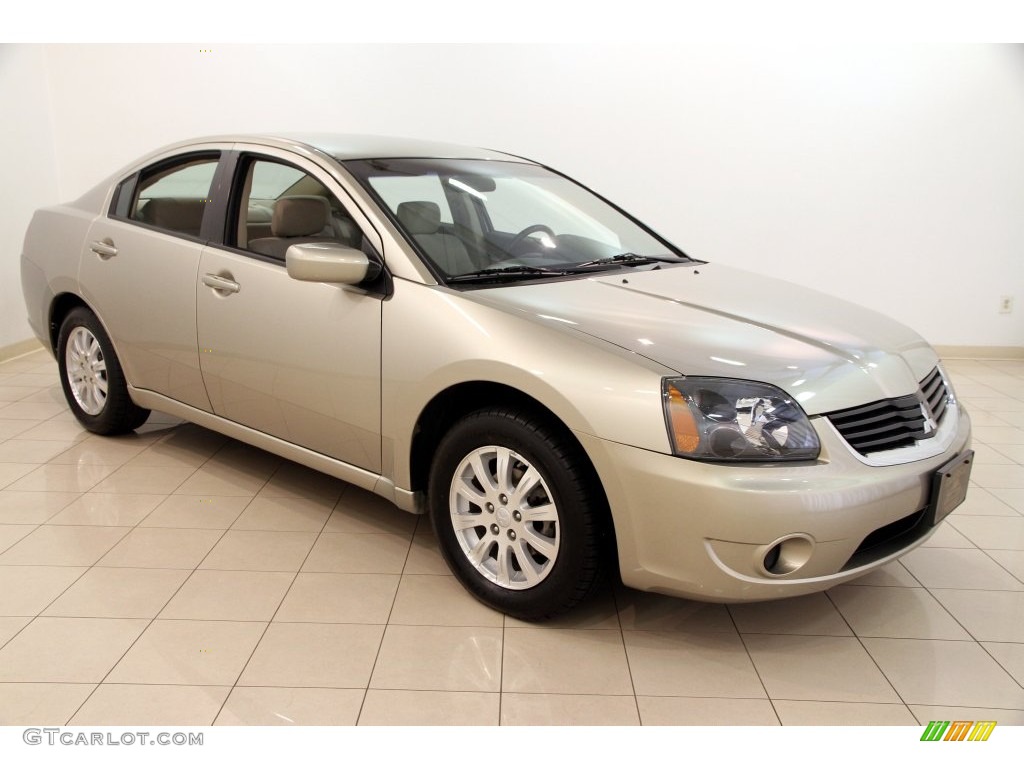 2007 Galant ES - Platinum Beige Pearl / Beige photo #1