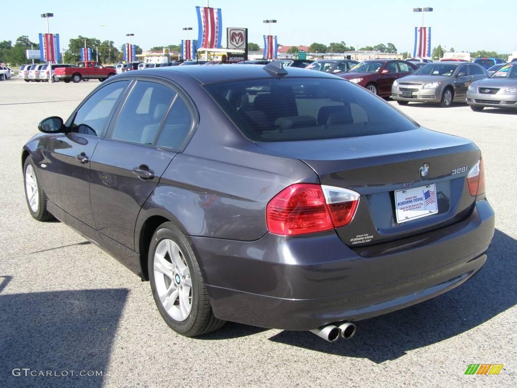 2008 3 Series 328i Sedan - Sparkling Graphite Metallic / Gray photo #5