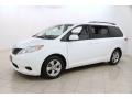 2014 Super White Toyota Sienna LE  photo #3