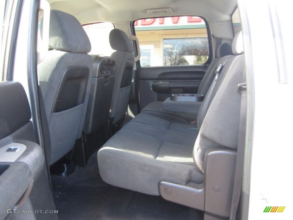 2008 Silverado 2500HD LT Crew Cab 4x4 - Summit White / Ebony Black/Light Titanium photo #14