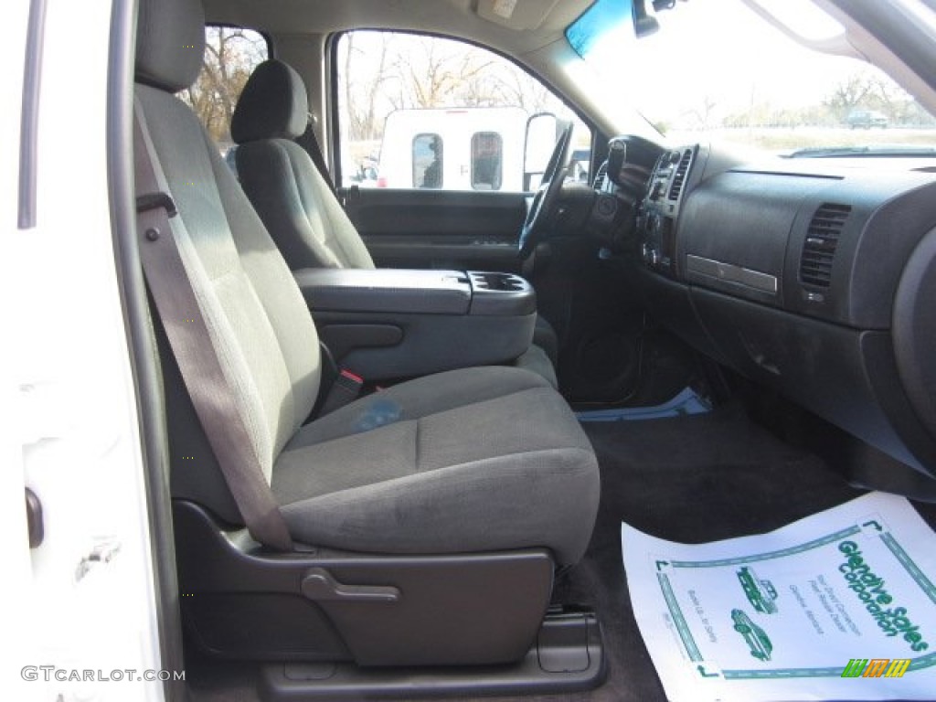 2008 Silverado 2500HD LT Crew Cab 4x4 - Summit White / Ebony Black/Light Titanium photo #16