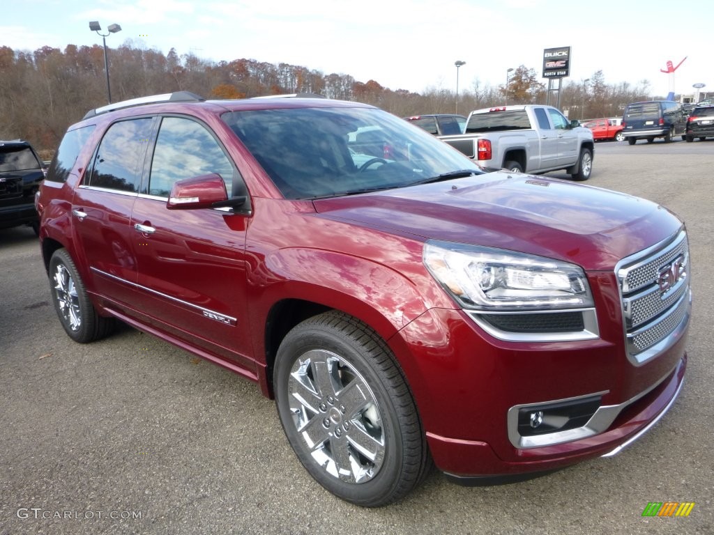 2016 Acadia Denali AWD - Crimson Red Tintcoat / Ebony photo #12