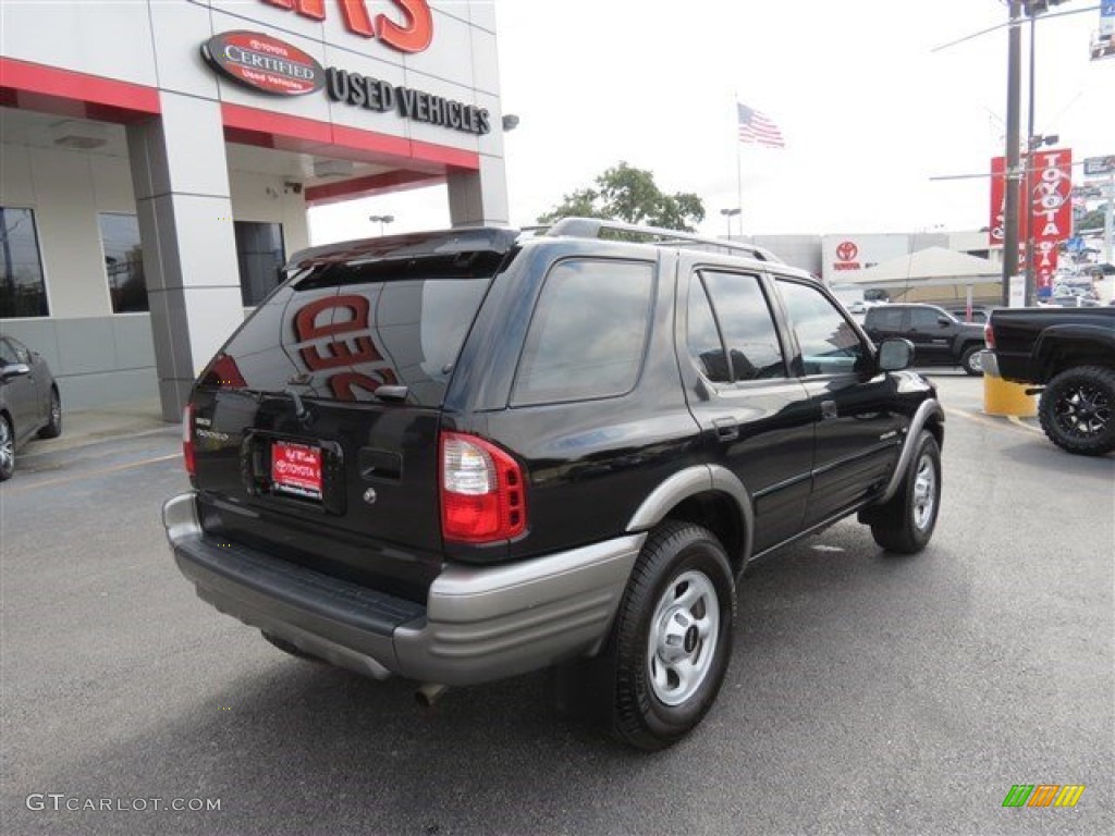 2001 Rodeo LS - Ebony Black / Gray photo #8