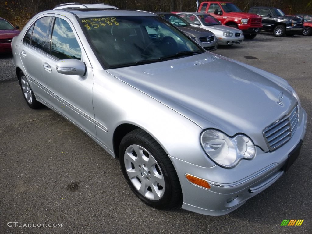 Iridium Silver Metallic 2006 Mercedes-Benz C 280 Luxury Exterior Photo #108499634