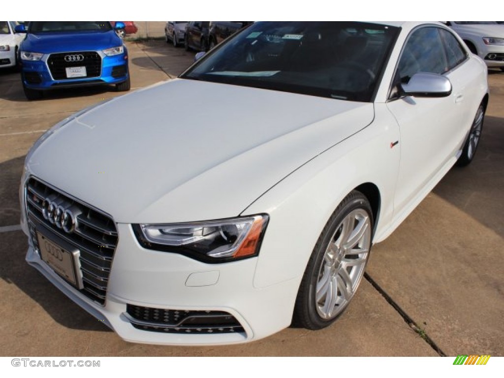 Glacier White Metallic 2016 Audi S5 Premium Plus quattro Coupe Exterior Photo #108499793