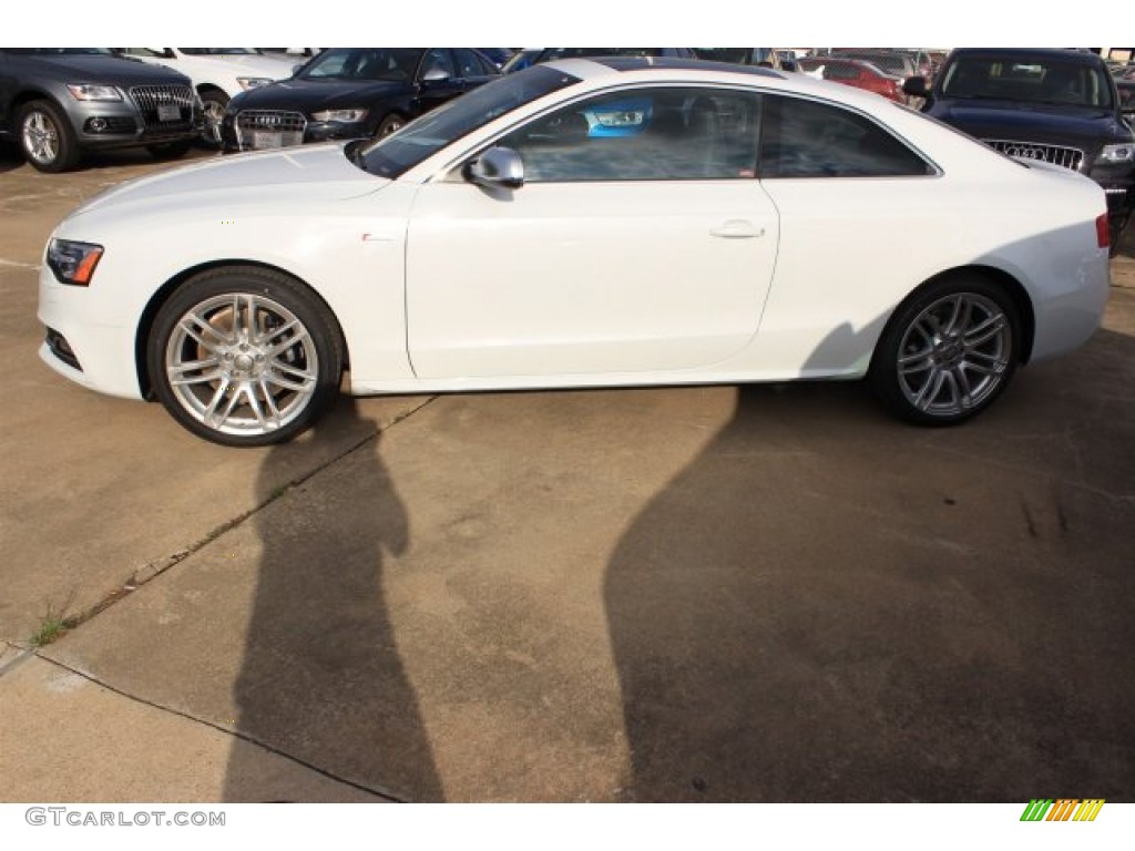 2016 S5 Premium Plus quattro Coupe - Glacier White Metallic / Black photo #5