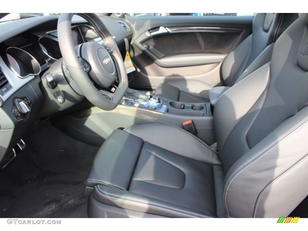 Black Interior 2016 Audi S5 Premium Plus quattro Coupe Photo #108499985