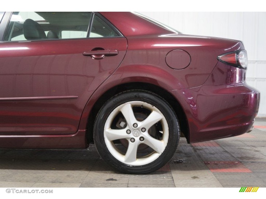 2007 MAZDA6 s Grand Touring Sedan - Dark Cherry Mica / Black photo #73