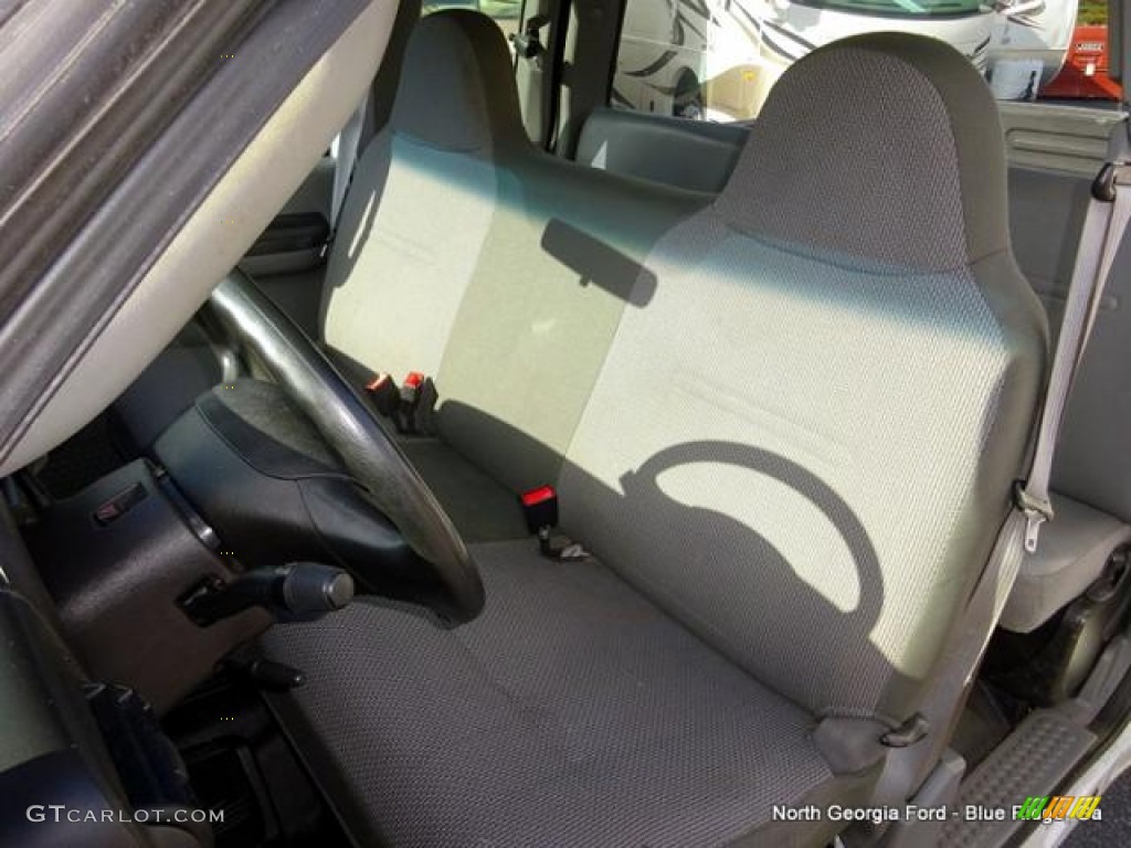 2007 F250 Super Duty XL SuperCab 4x4 - Oxford White Clearcoat / Dark Flint cloth photo #14