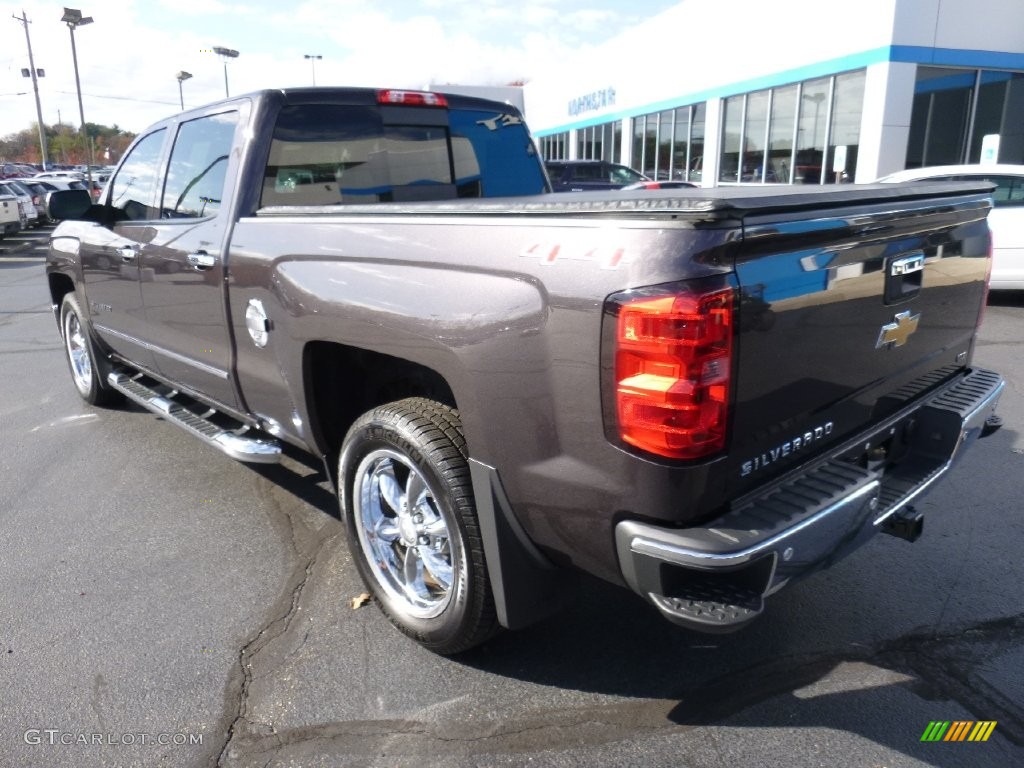 2014 Silverado 1500 LTZ Crew Cab 4x4 - Tungsten Metallic / Cocoa/Dune photo #3