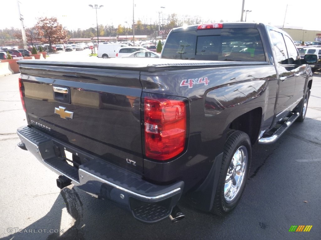 2014 Silverado 1500 LTZ Crew Cab 4x4 - Tungsten Metallic / Cocoa/Dune photo #5