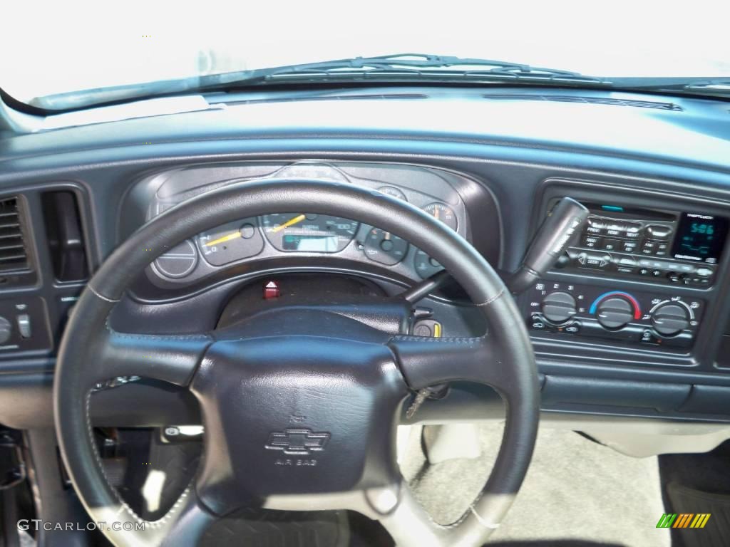 2001 Silverado 1500 LS Regular Cab - Medium Charcoal Gray Metallic / Graphite photo #5